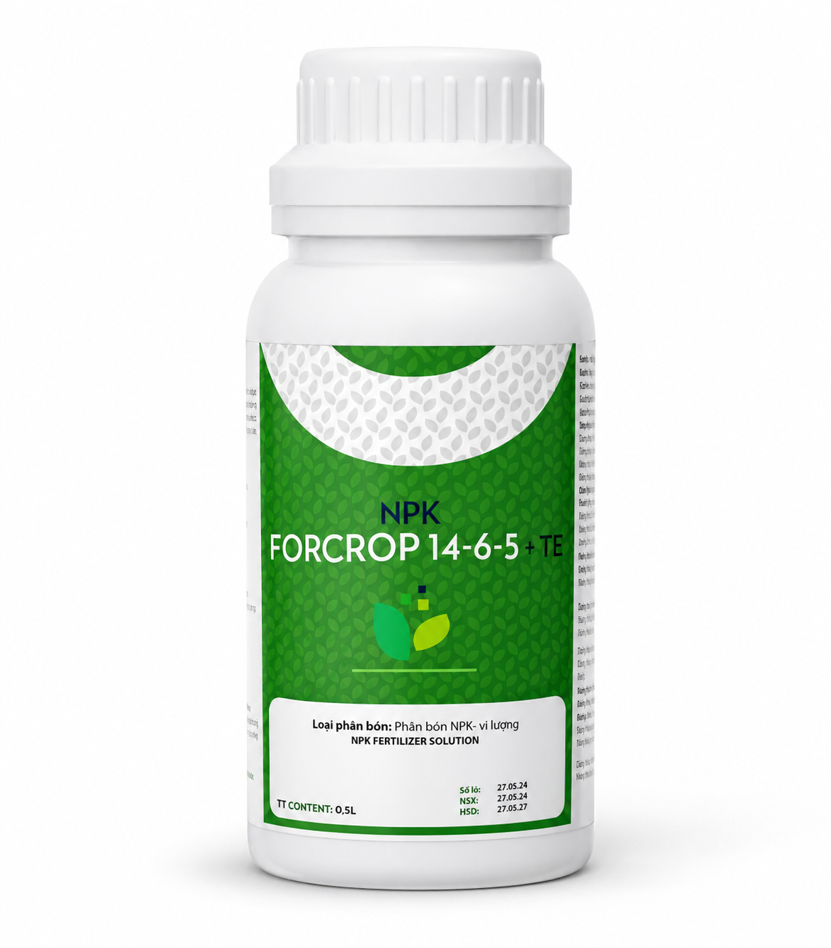 Phân Bón Lá NPK Forcrop 14-6-5 + TE - Nhập khẩu 100% từ Tây Ban Nha - Giúp ra đọt, bung cành, lớn trái, lớn củ - Phân Bón