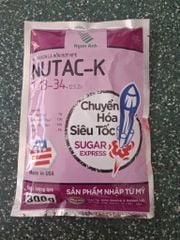  Phân Bón Lá Hỗn Hợp NPK NUTAC-K 7-13-34 + 125 Zn - Chuyển Hóa Siêu Tốc - Made in USA
