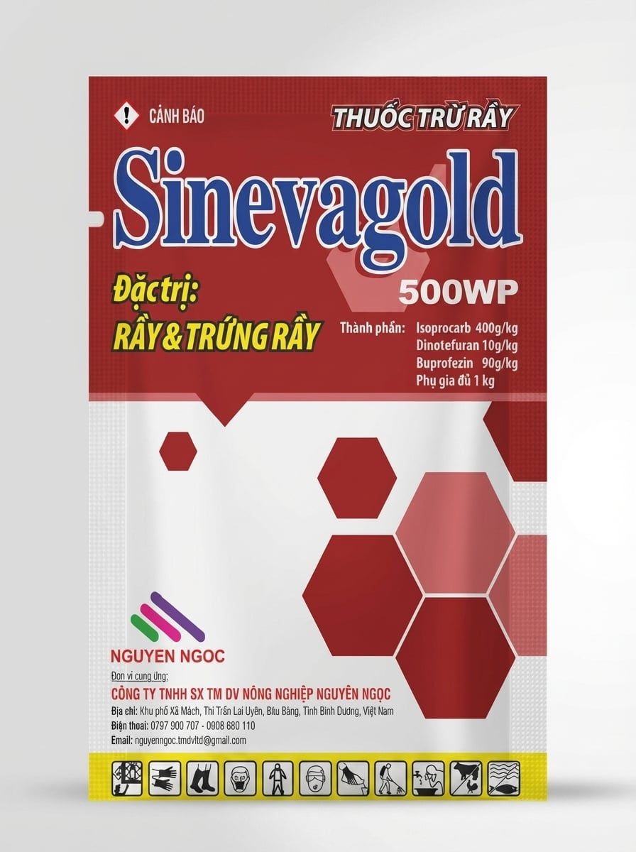 Thuốc Trừ Rầy SINEVAGOLD 500WP - Đặc Trị Rầy Xanh, Rầy Nâu - Thuốc BVTV