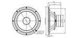  Củ loa rời bass 30cm 6 ohm SB Acoustics SB34NRX75-6 