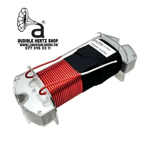  Cuộn cảm 2.7mH Erse Audio Super Q lõi FE, DCR 0.118R, 14AWG (dây 1.6mm) 