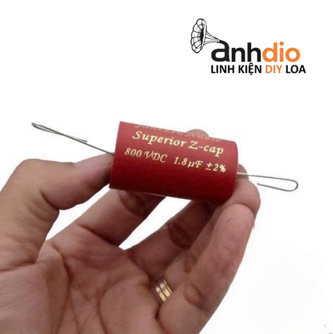  Tụ 1.8uF 800Vdc Jantzen Superior Z-cap 