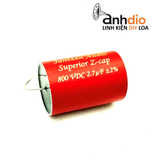  Tụ 2.7uF 800Vdc Jantzen Superior Z-cap 