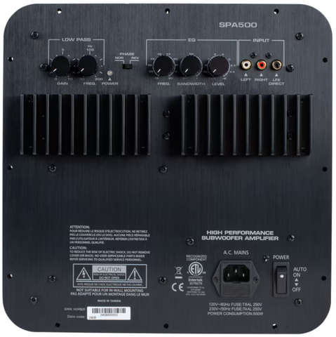  Plate amp 500w mono Dayton Audio SPA500 