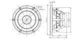  Củ loa mid rời 13cm cao cấp SB Acoustics Satori MR13P-8 
