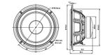  Củ loa rời bass 16cm 4 ohm SB Acoustics SB16PFCR25-4 