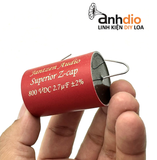  Tụ 2.7uF 800Vdc Jantzen Superior Z-cap 