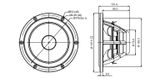  Củ loa rời bass 18cm 4 ohm SB Acoustics SATORI MW19PNW-4 