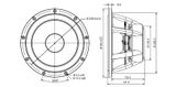  Củ loa bass 25cm SATORI WO24P-8 SB Acoustics 