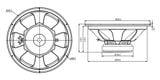 Củ loa bass 30cm SB Audience BIANCO-12OB150-01 
