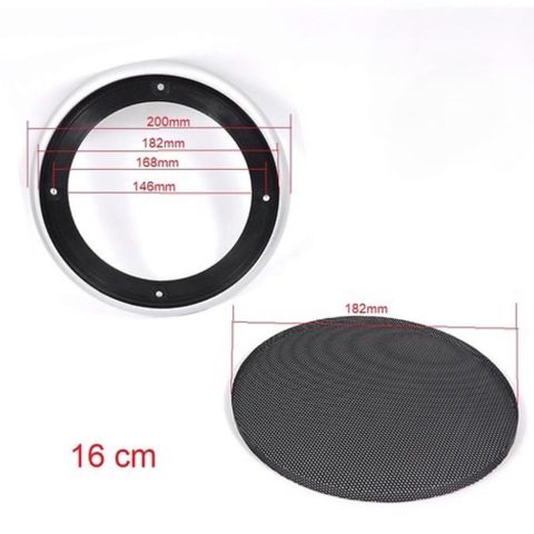  Ê căng, màng bảo vệ loa, lưới loa bằng sắt che vít 16cm (Theo cặp) 