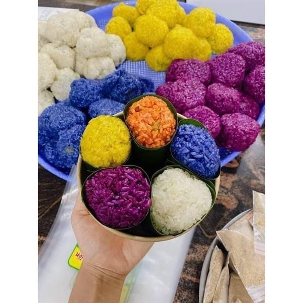 Bánh khúc ngũ sắc Bếp của mẹ 