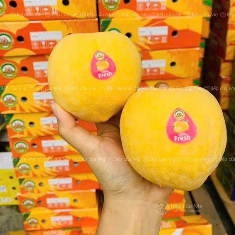  Đào vàng - Thùng 8 quả 