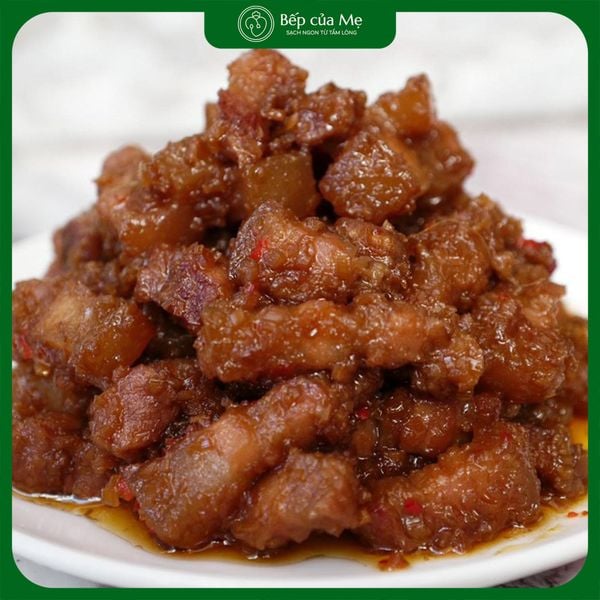  Thịt ba chỉ chưng mắm ruốc 