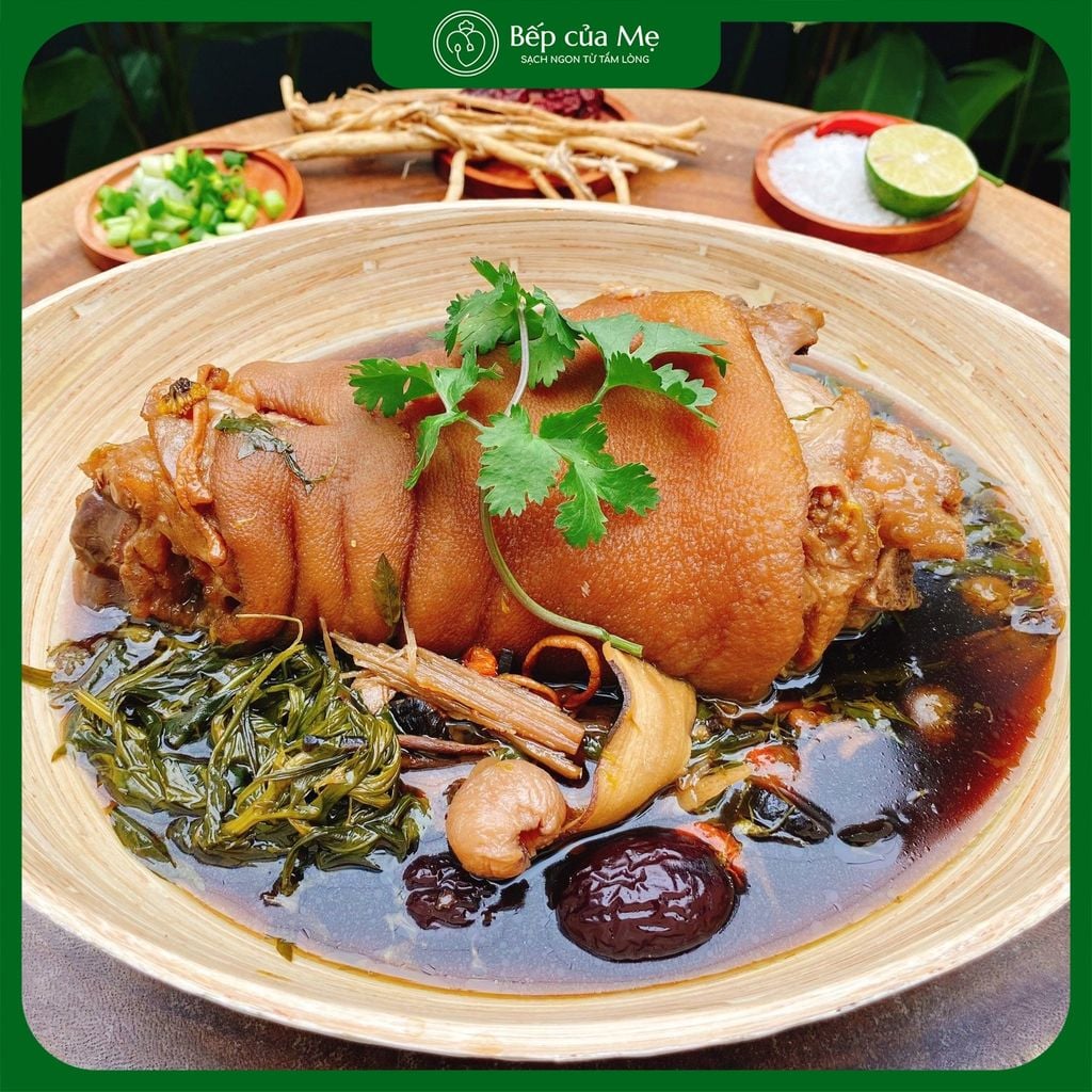  Bắp Giò hầm Thuốc Bắc 