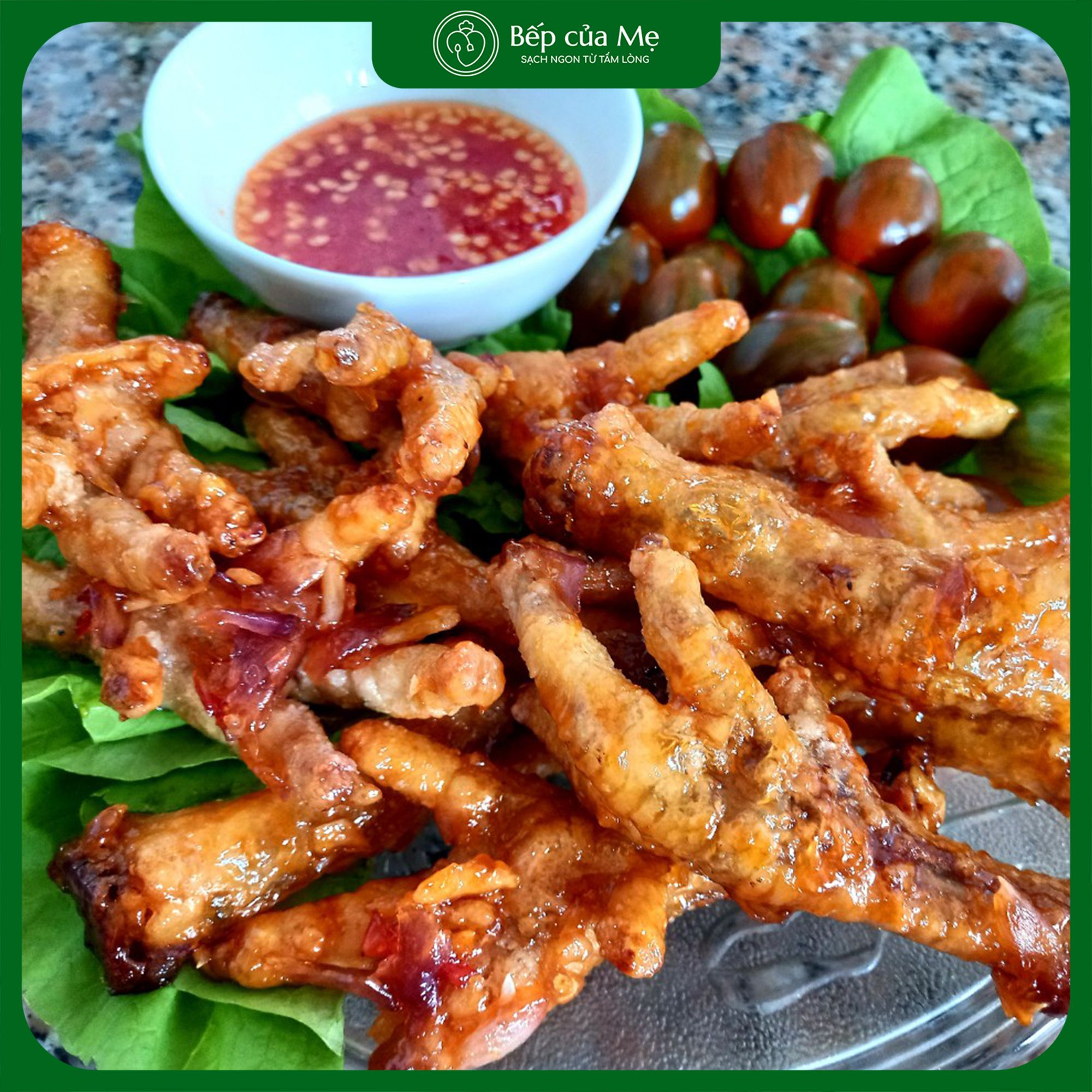  Chân gà nguyên chân chiên mắm - phần 500g 