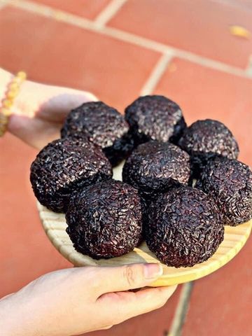  Bánh khúc Gấc Bếp của mẹ ( set 10c ) 