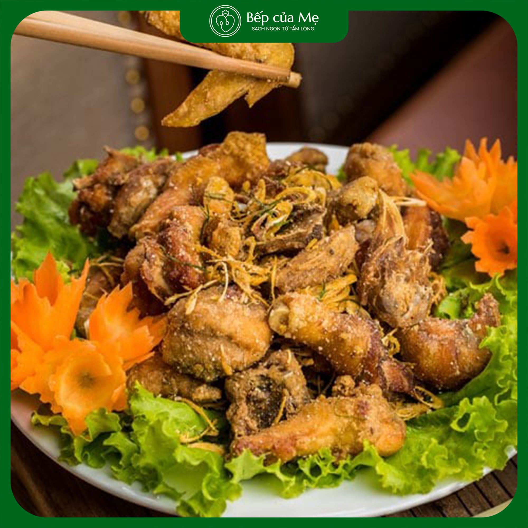  Gà ri ta rang muối - nửa con 