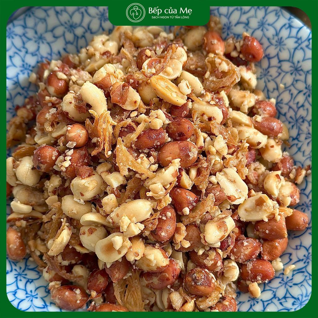  Lạc rang hành phi tóp mỡ - hộp 300g 