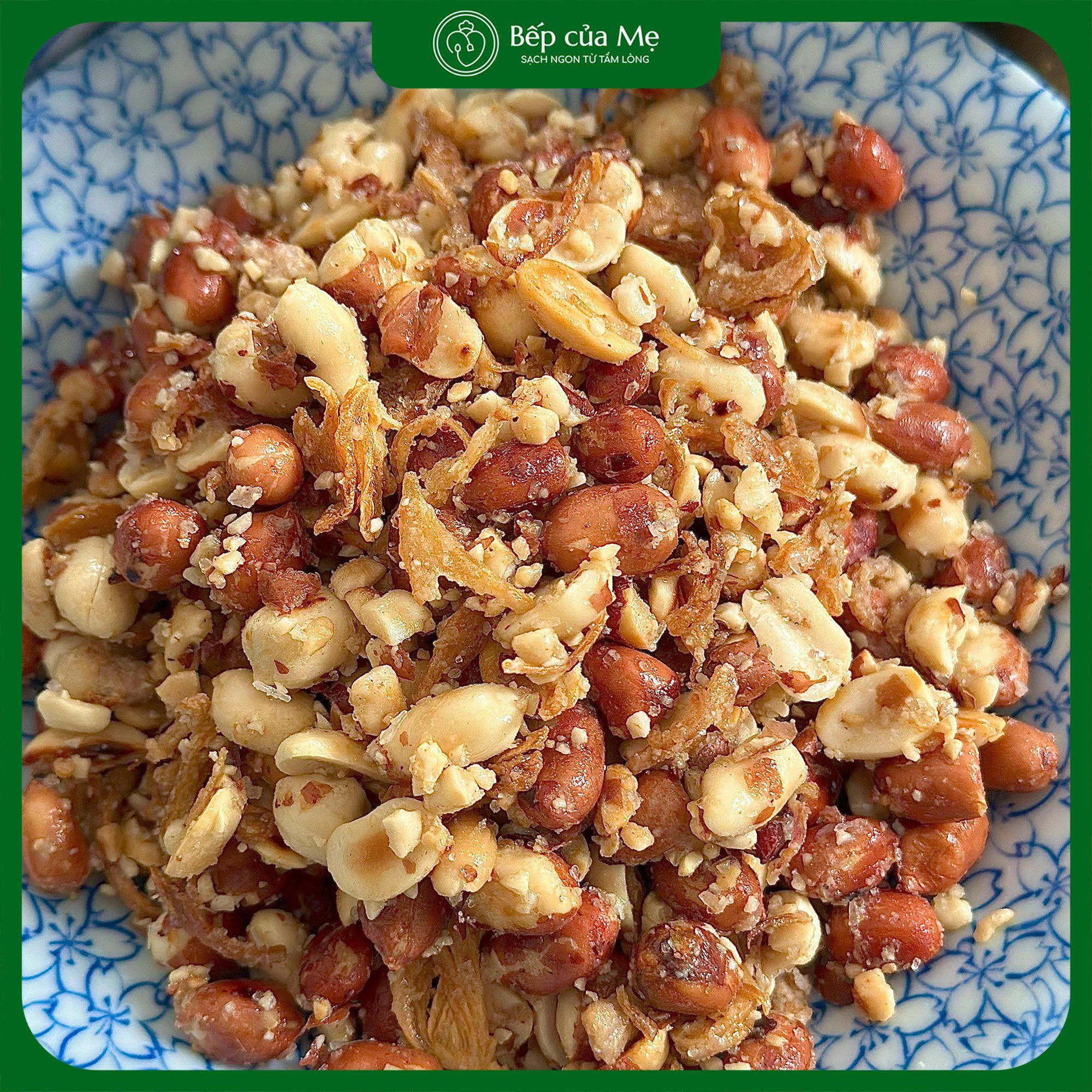  Lạc rang hành phi tóp mỡ - hộp 300g 