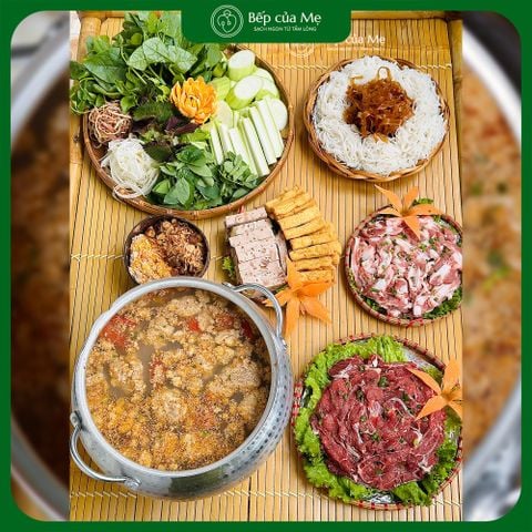  Lẩu Riêu Cua - set to - 6 người ăn 