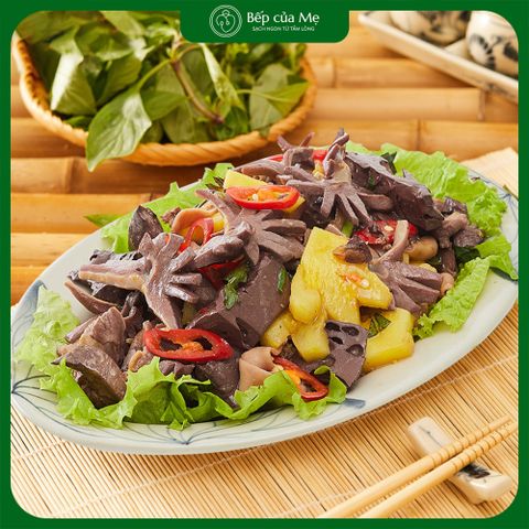  Lòng mề xào dứa 