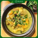  Ốc om ba chỉ chuối đậu - hộp 1,7-2kg 