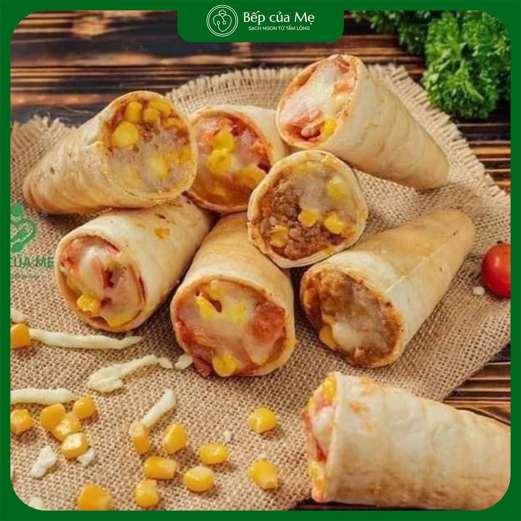  Pizza Ốc Quế - vị Xúc xích phô mai - Set 5c 