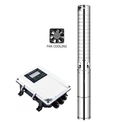  Bộ Bơm DC EverRun 3000W - Cánh Inox 304 - Đẩy cao 65m 