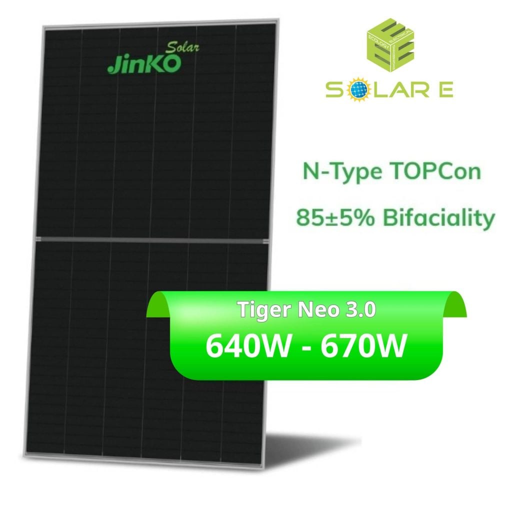  Pin năng lượng mặt trời JinkoSolar Tiger Neo 3.0 (640W - 670W) 