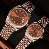 ( GIÁ TỐT ) ĐỒNG HỒ CẶP ALEXANDER FERROS Automatic 8132D-08 / 8222D-08