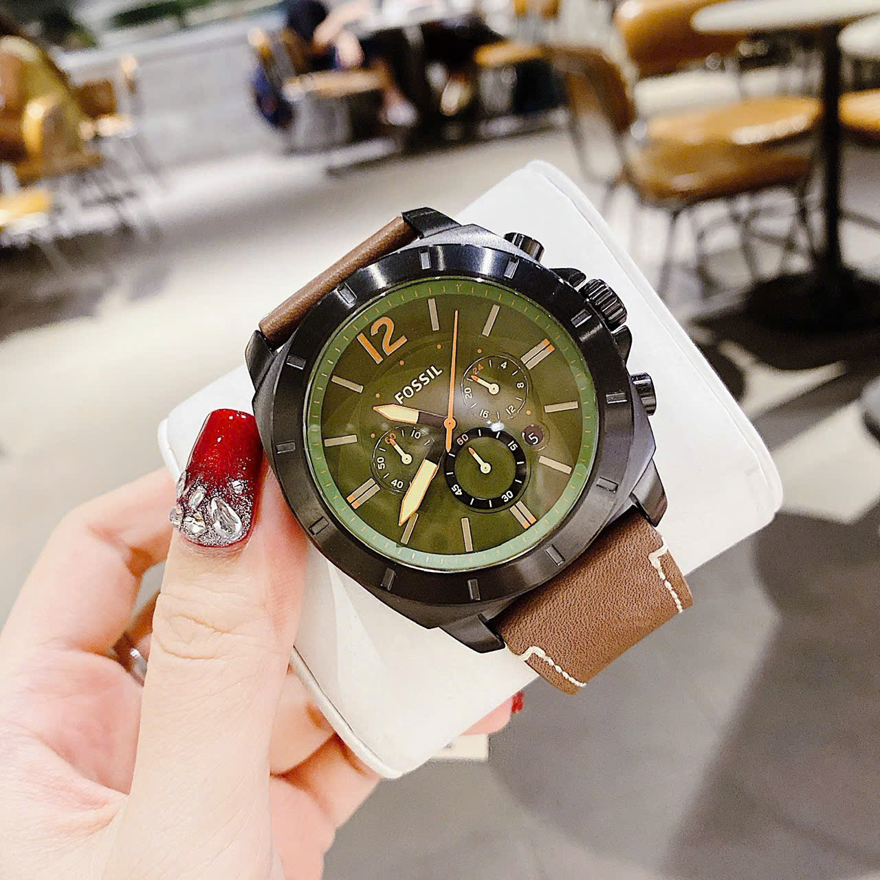 Orologio da Uomo Fossil FS5380 Neutra chrono 2025