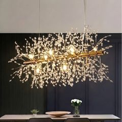 Đèn gắn trần phòng khách-bàn ăn, thanh ngang, kiểu hoa Bồ Công Anh TDC-1254