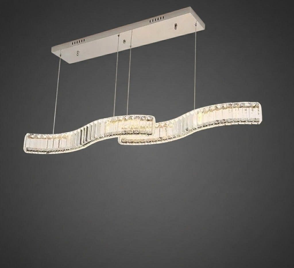 Đèn chùm phale, thiết kế thả ngang, thanh phale cao cấp DC-413