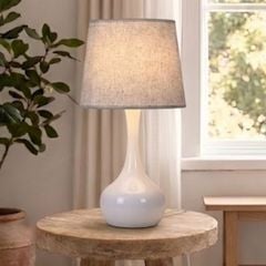 Đèn bàn hiện đại, chụp vải giá rẻ DB-363