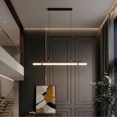 Đèn chùm hiện đại -  thiết kế thả ngang, ống led nghệ thuật DC-418