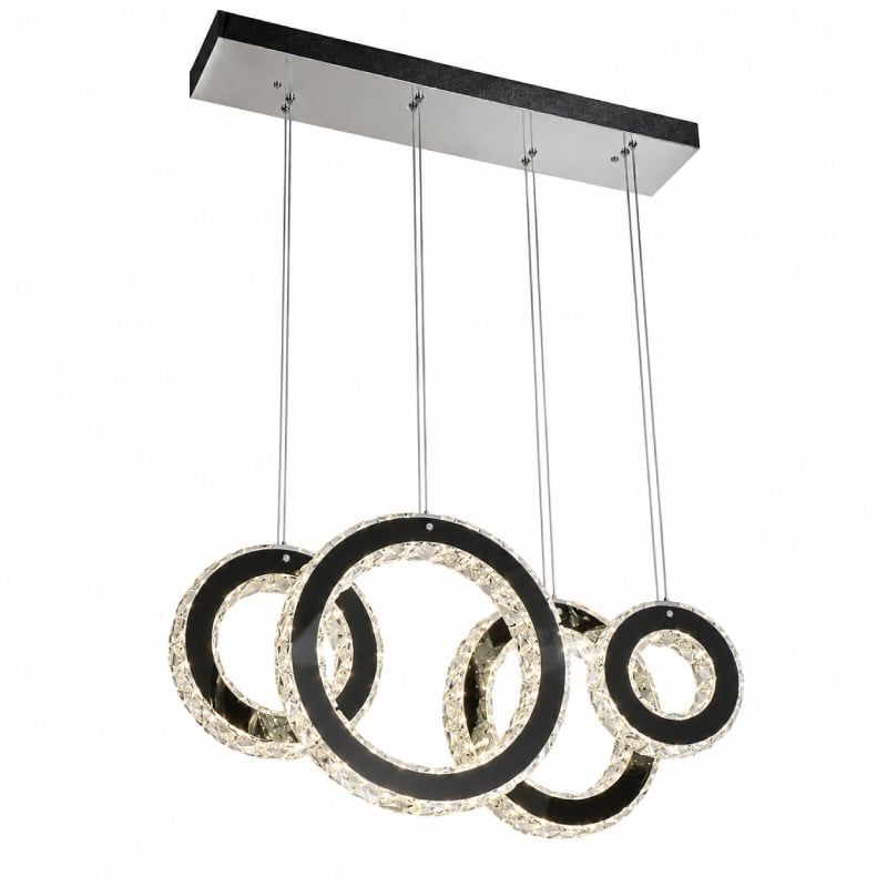 Đèn chùm phale, thiết kế thả ngang, 3 vòng hiện đại DC-402