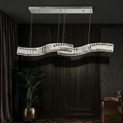 Đèn chùm phale, thiết kế thả ngang, thanh phale cao cấp DC-413