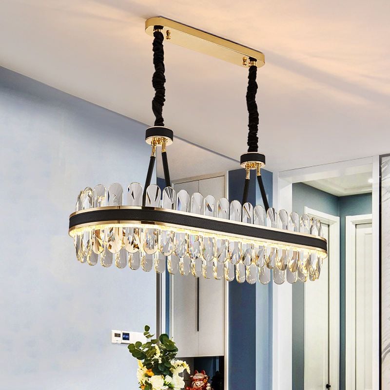 Đèn chùm phale, thiết kế thả ngang, thẻ phale K9 cao cấp DC-1190