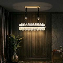 Đèn chùm phale, thiết kế thả ngang, thẻ phale K9 cao cấp DC-1190