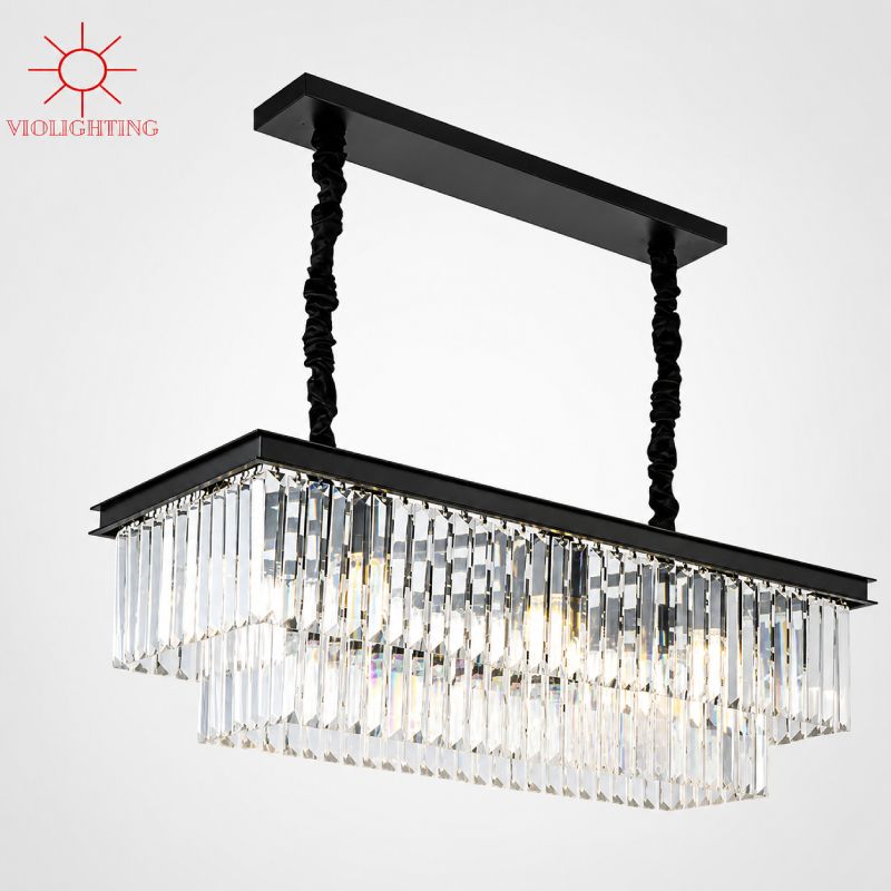 Đèn chùm phale, thiết kế thả ngang, thẻ phale trắng DC-1033
