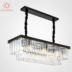 Đèn chùm phale, thiết kế thả ngang, thẻ phale trắng DC-1033