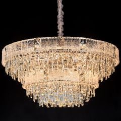 Đèn chùm thiết kế pha lê hiện đại dáng tròn DC-2427
