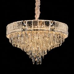 Đèn chùm thiết kế pha lê hiện đại dáng tròn DC-2428