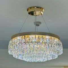 Đèn chùm thiết kế pha lê hiện đại dáng tròn DC-2432