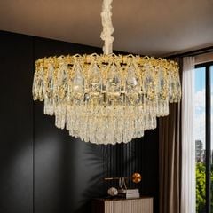 Đèn chùm thiết kế pha lê hiện đại dáng tròn DC-2441