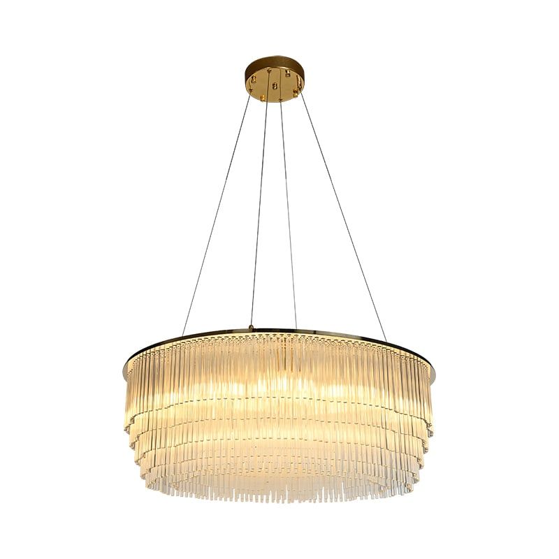 Đèn chùm thiết kế pha lê hiện đại dáng tròn DC-2455