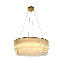 Đèn chùm thiết kế pha lê hiện đại dáng tròn DC-2455