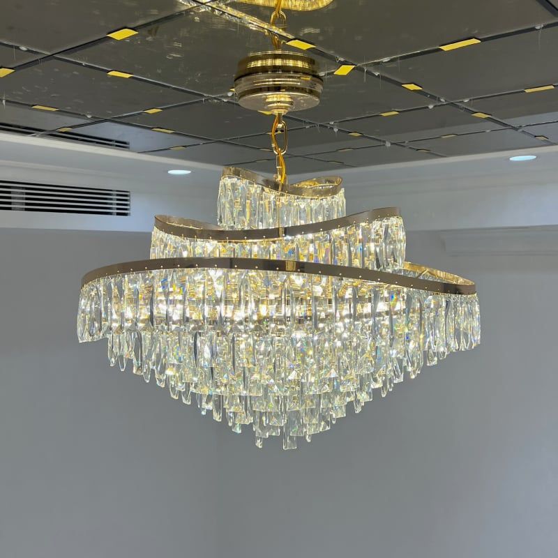 Đèn chùm thiết kế pha lê hiện đại DC-2434