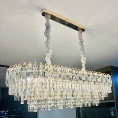 Đèn chùm thiết kế pha lê hiện đại thả ngang DC-2426